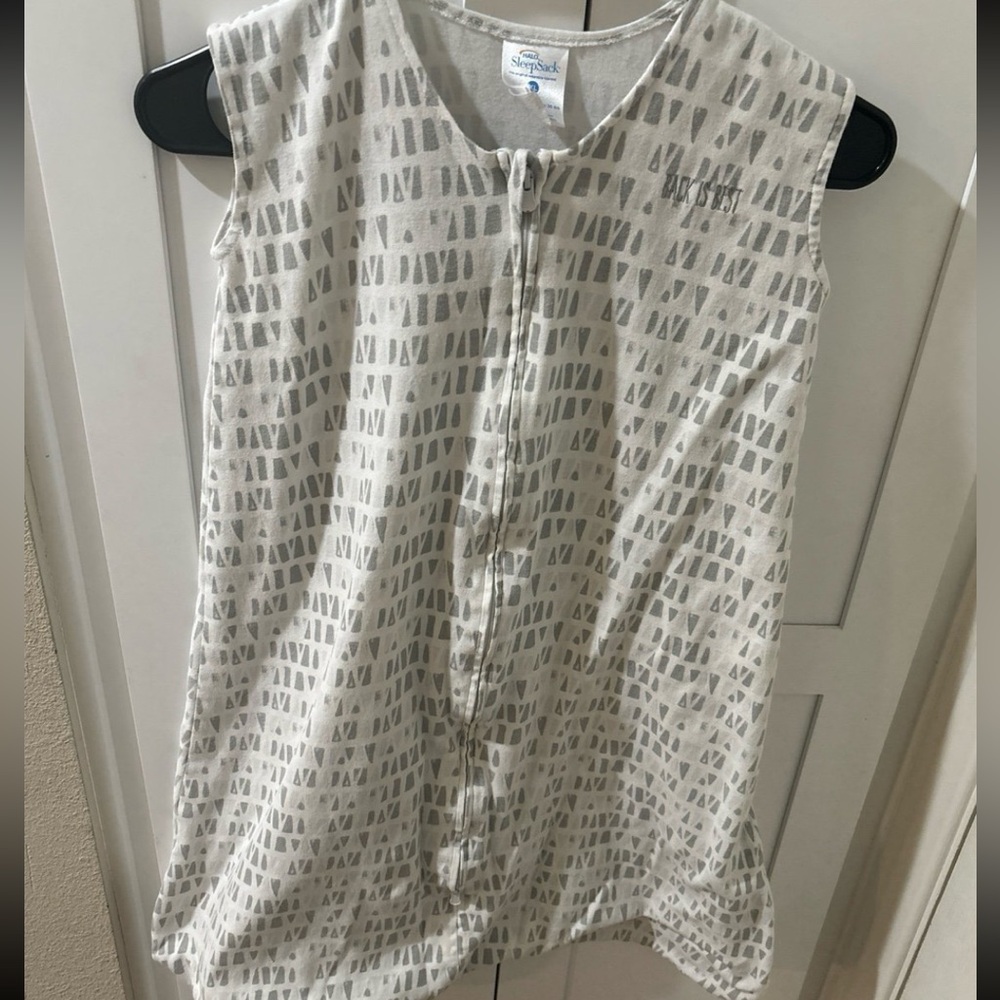 Halo Gray Patterned Kids Pajama Sleep Sack